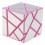 FangCun Ghost Cube. Pink Base Silver Stickers