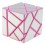 FangCun Ghost Cube. Pink Base Silver Stickers