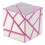 FangCun Ghost Cube. Pink Base Silver Stickers