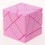 FangCun Ghost Cube. Pink Base Silver Stickers