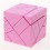 FangCun Ghost Cube. Pink Base Silver Stickers