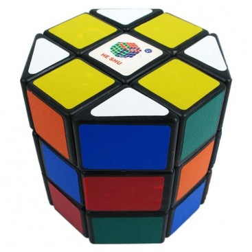 HeShu 3-Layer Octagonal-Cylinder 3x3x3. Black Base