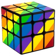 YJ Unequal Mirror Rainbow 3x3x3