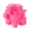 Mirror Gold 3x3x3 Magic Cube. Black Base