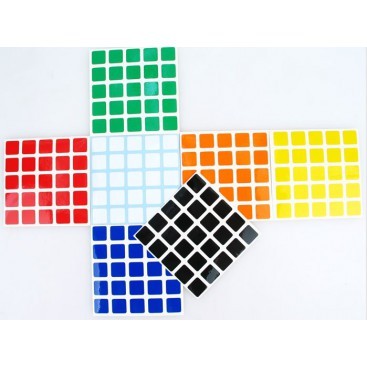 V-Cube 6x6 Stickers White Set. Magic Cube Replacement