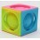 Mini Fangshi Shuang Ren 3x3x3 Magic Cube. White Base Black Cover