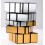 Mirror Gold 3x3x3 Magic Cube. Black Base