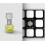 Gans 357 3x3x3 Magic Cube 57 mm. Black Base