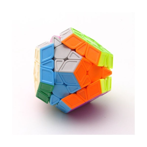 CuberSpeed QY Toys Megaminx Sculpted Stickerless Magic Cube QiHeng S  Stickerless Sculpted 12 Sided Cube megaminx Speed Cube