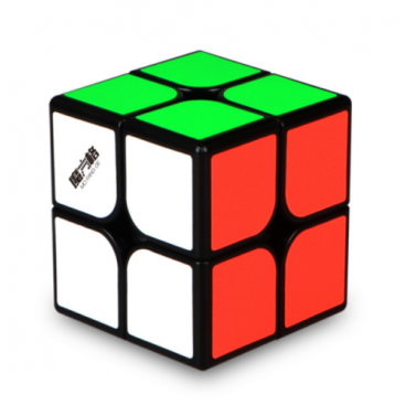 Qiyi CAVS 2x2  Magic Cube. base de preto