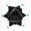 Qiyi Cavs 2x2 Magic Cube. Noir base de