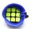 Sachet Bleu de Velours pour Cubes Magiques