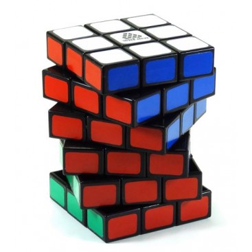 WitEden Super 3x3x6 II. Super Crazy 336 Cube White Base