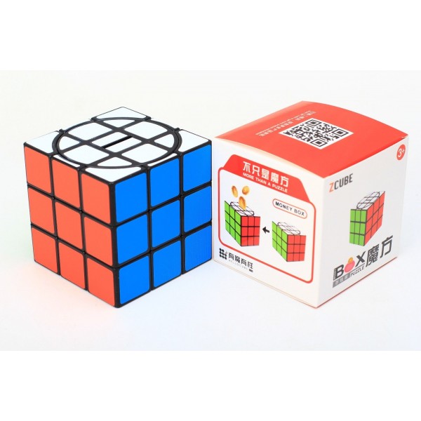 rubik's cube piggy bank