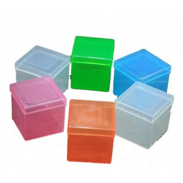 Scatola Blu Trasparente per Cubi Magici