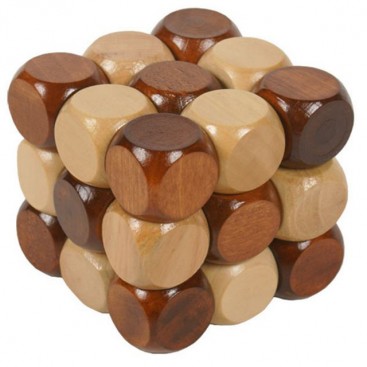 cubo rubik madera
