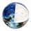 V-Cube 2x2 Earth 2b Pillow. Glossy Magic Cube