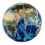V-Cube 2x2 Earth 2b Pillow. Glossy Magic Cube