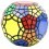 Dayan Megaminx I 12x12 Base Negra con ridges en esquinas. Dodecahedron