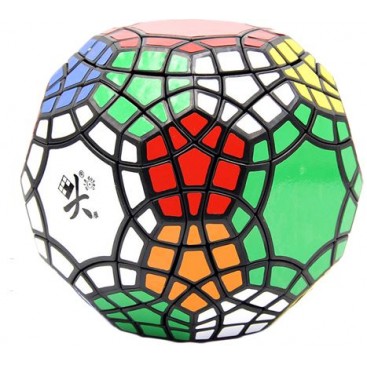 Dayan Megaminx I 12x12 Base Negra con ridges en esquinas. Dodecahedron