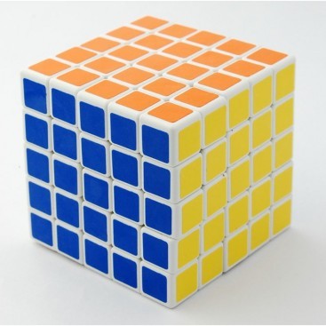 Shengshou 5x5x5 Magic Cube. White Base