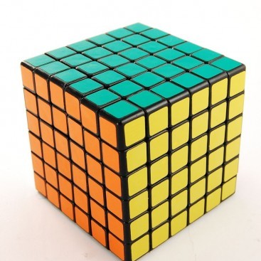 SHENGSHOU 6 x 6 cube axis ball. BLACK BASE.
