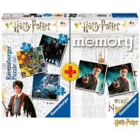 HARRY POTTER : MEMORY PACK+TRIPLE PUZZLE