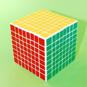 Shengshou 8x8 Magic Cube. White Base