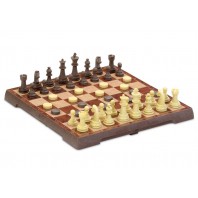 FOLDING MAGNETIC CHESS-CHECKERS