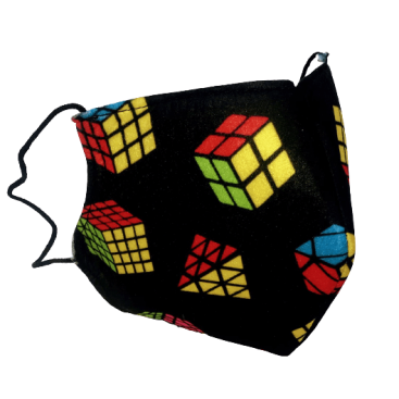 CUBES SILHOUETTE ADULT MASK