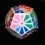 Pyraminx Crystal Magic Minx. White Base