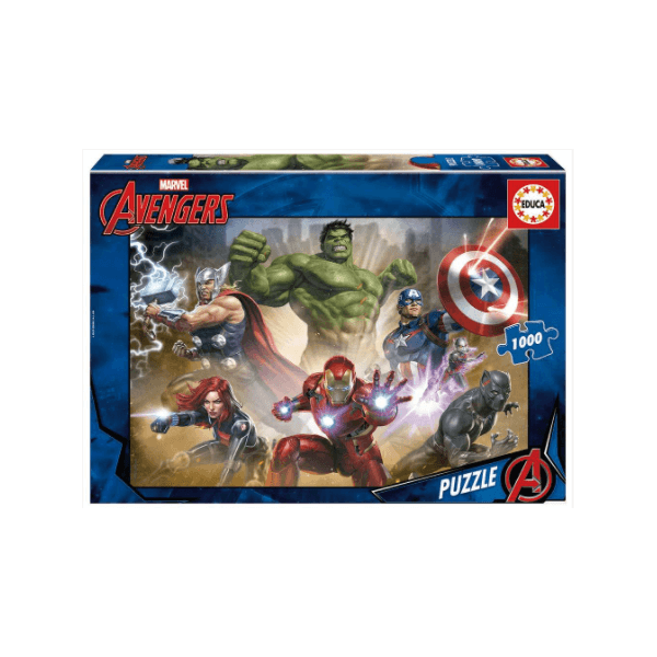 tema recoger muñeca PUZZLE 1000 PIECES AVENGER| MasKeCubos.com