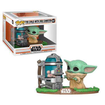 FIGURA FUNKO POP STAR WARS THE MANDALORIAN CHILD WITH CANISTER