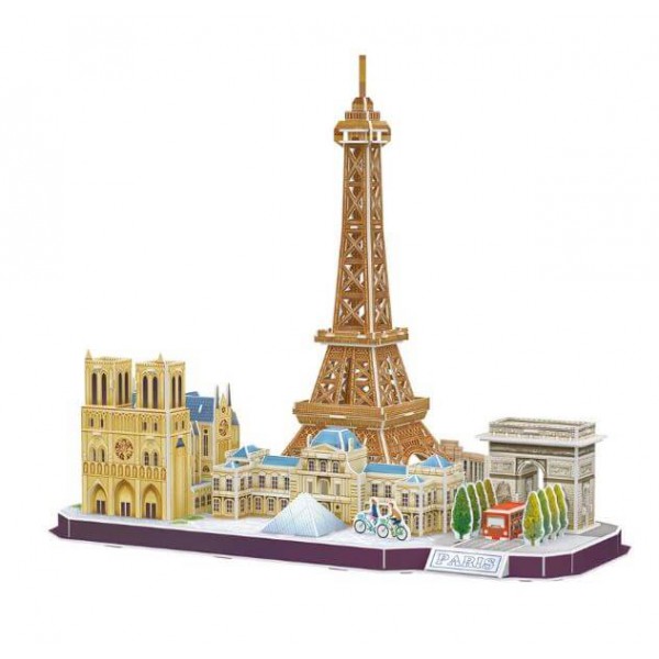 World brands City Line Paris Puzzle Multicolor