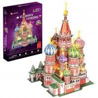 SAINT BASIL'S CATHEDRAL 3D PUZZLE CITY LINE LED