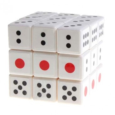 Cubo Mágico Dado 3x3. Dice Magic Cube 3x3x3.