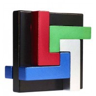 EUREKA 3D QUAD L METAL PUZZLE - THE FOUR L'S