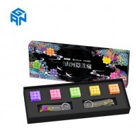 PORTE-CLÉS GAN 330 MINI CUBE TRANSPARENT 5 PIÈCES