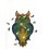 RAINBOW WOODEN PUZZLE TIGER