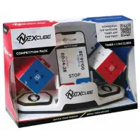 NEXCUBE 3X3 BATTLE PACK: 2 CUBOS + TEMPORIZADOR